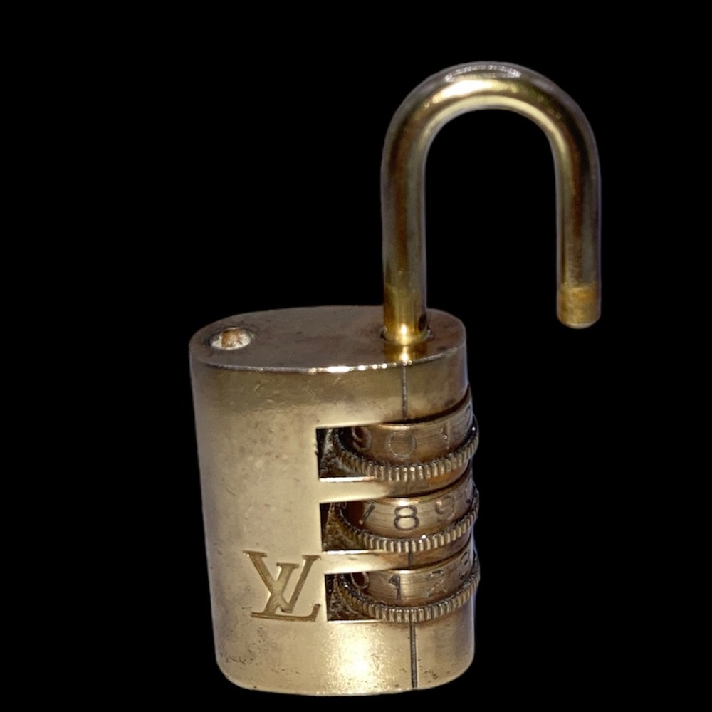 VUITTON-Extremely Rare Vintage Dial Padlock with Combination. - Picture 6 of 7